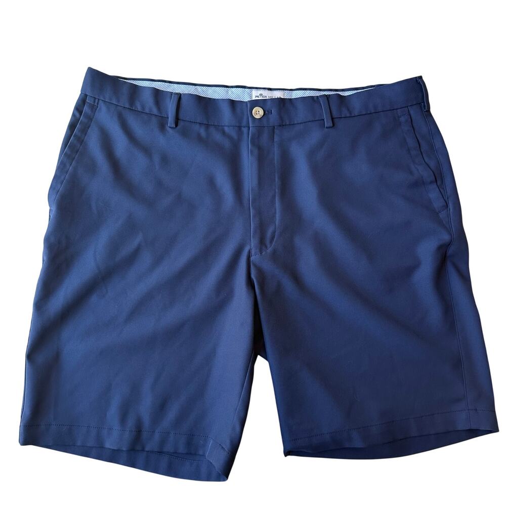 Peter Millar Salem Performance Short Navy Blue Size 38 9 inch Inseam